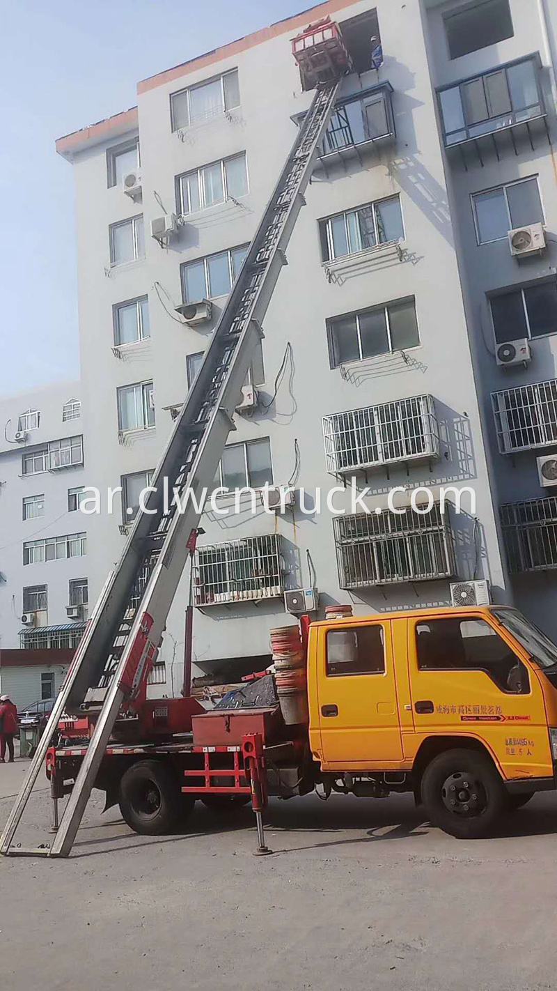 basket crane truck